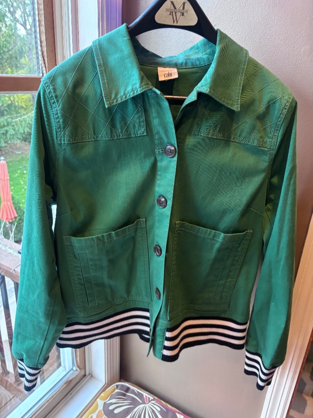 Cabi Mod Bomber Jacket Size large - Picture 2 of 13
